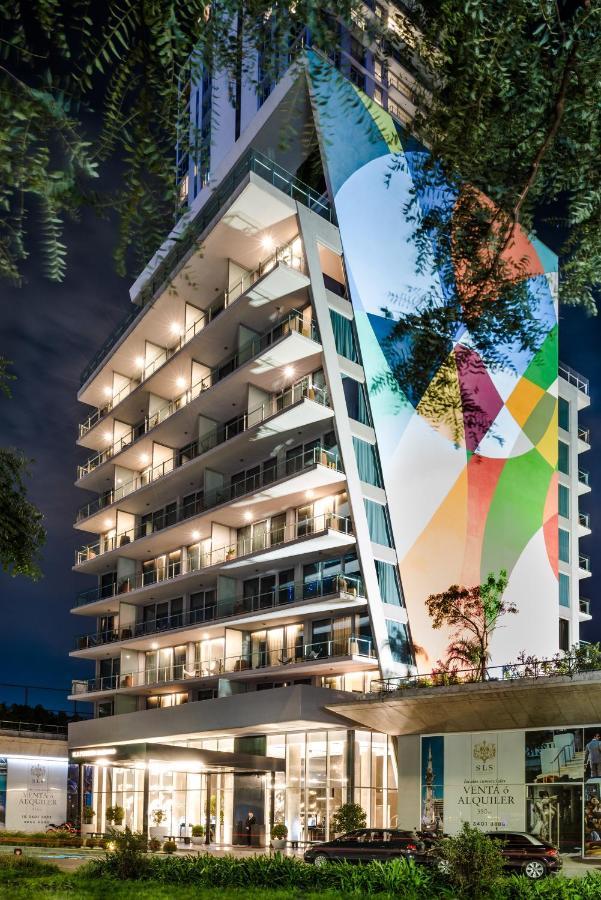 Sls Buenos Aires Puerto Madero Hotel Exterior photo The building at night